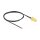 Antennenkabel SMA Buchse zum Einbau zu I-PEX Inc., MHF® 4L LK Stecker 1.37, 50 cm Gewindelänge 10 mm