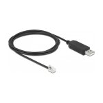 DELOCK Adapterkabel USB Typ-A zu Seriell RS-232 RJ9/RJ10...