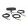 DELOCK LTE MIMO Dualband WLAN 802.11 ac/ax/a/h/b/g/n Antenne 3 x SMA Stecker RG-174 1 m Schraubmontage outdoor schwarz