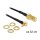 Antennenkabel RP-SMA Buchse zum Einbau zu MCX Stecker 90° 320 mm