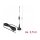 DELOCK GSM / UMTS / LTE Antenne SMA Stecker 2 dBi starr omnidirektional mit Anschlusskabel RG-174 2.5m outdoor schwarz