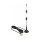 LTE Antenne SMA Stecker 90° 2,5 dBi starr omnidirektional mit magnetischem Standfuß und Anschlusskabel RG-174 2,5 m outdoor schwarz