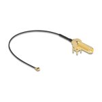 DELOCK Antennenkabel RP-SMA 90 PCB Buchse zum Einbau zu...