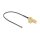 Antennenkabel RP-SMA 90° PCB Buchse zum Einbau zu I-PEX Inc., MHF® I Stecker 1.13 25 cm Gewindelänge 15 mm