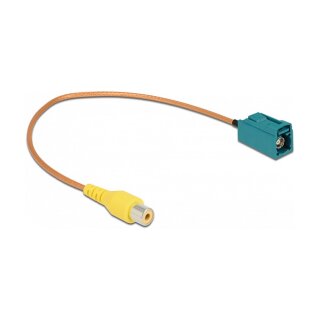 DELOCK Kabel FAKRA Z Buchse > Cinch Buchse RG-179 32cm