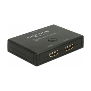 DELOCK HDMI 2 - 1 Umschalter bidirektional 4K 60 Hz