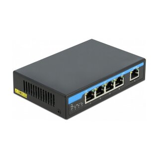 Gigabit Ethernet Switch 4 Port PoE + 1 RJ45