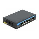 DELOCK Gigabit Ethernet Switch 4 Port PoE + 1 RJ45