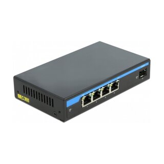 Gigabit Ethernet Switch 4 Port PoE + 1 SFP