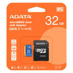 CARD MicroSD 32GB ADATA SDHC (UHS-I Class 10) m. A. retail