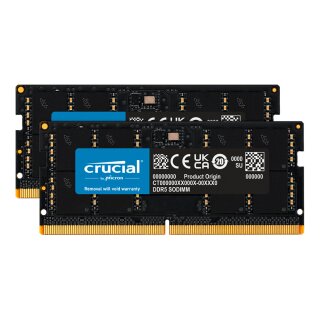 64GB PC 4800 CL40 KIT (2x32GB) Crucial Value 1.1V