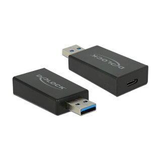 Konverter USB 3.1 Gen 2 Typ-A Stecker > USB Type-C™ Buchse Aktiv schwarz