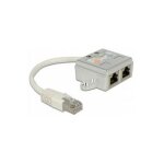 Delock RJ45 Port Doppler 1 x Stecker> 2 Buchsen 2 ISDN...