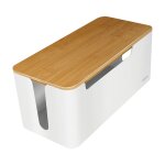 Management Cable Box Bambus-Deckel 320 x 140 x 130mm...