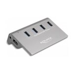 DELOCK USB 3.2 Gen 2 Hub mit 4 USB Typ-A Ports