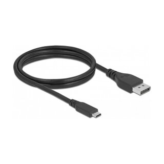 Bidirektionales USB Type-C™ zu DisplayPort Kabel (DP Alt Mode) 8K 60 Hz 1 m DP 8K zertifiziert
