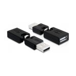 Rotationsadapter USB 2.0-A Stecker zu Buchse