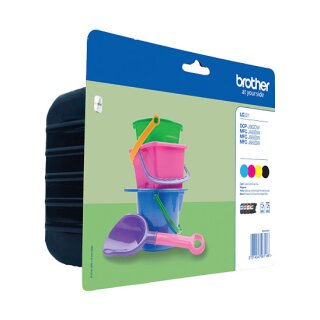 Brother Tinte LC-221 Value Pack (BK/C/M/Y)