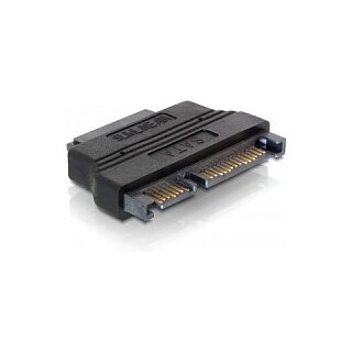 Adapter SATA 22pin male > Slim SATA female 13pin - Serial ATA-Adapter - Slimline Serial ATA (W)