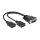 Adapter DMS-59 Stecker > 2 x HDMI Buchse 20cm