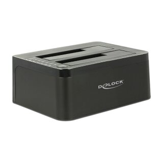 USB 5 Gbps Dual Dockingstation für 2 x SATA HDD / SSD mit Klon Funktion