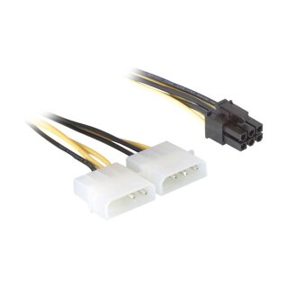 Stromkabel für PCI Express Karten 15 cm