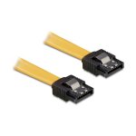 SATA-Kabel SATA -> SATA St/St 0.50m gelb Clips