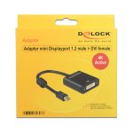 DELOCK Adapterkabel mini DisplayPort 1.2 Stecker > DVI...