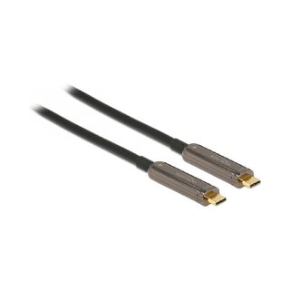 DELOCK Aktives Optisches USB-C Video Kabel 4K 60Hz 20m