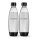 SodaStream Zubehör PET Flasche DUO 2-Pack *schwarz*