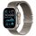 APPLE Watch Ultra 2 GPS + Cellular 49mm Natural Titanium Case with Natural Titanium Milanese Loop - M
