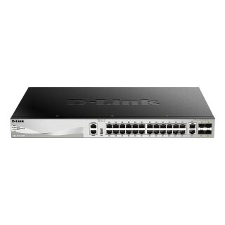 D-Link DGS-3130-30TS/E 30-Port L2+ Gigabit Stack Switch