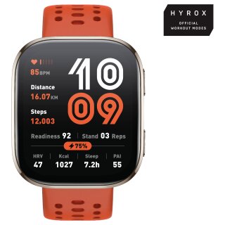 Amazfit Bip 6 Smart Watch 46mm, Farbe Rot