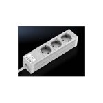 Rittal Steckdosenleiste 3fach ohne Schalter 230V/16A
