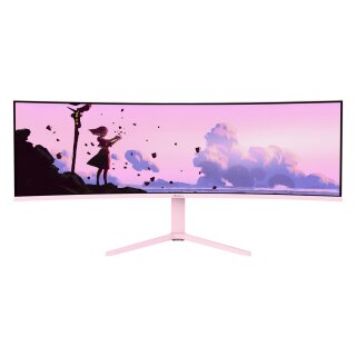 Arozzi TFT Nova 49" VA 165Hz curved pink