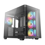 DeepCool CG530U 4F ATX Panoramaglas 4x ARGB black