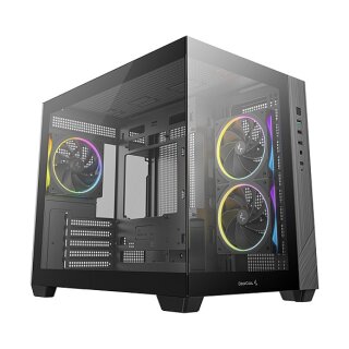 DeepCool CG330 3F Micro ATX Mini ITX ARGB Glas black