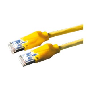 DTWYLER Patchkabel Cat.6 (Class E) S/FTP, CU 7702 flex LSOH, Hirose TM21, gelb, 5 m