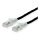 DTWYLER Patchkabel Cat.6A (Class EA) S/FTP, CU 7702 flex LSOH, AMP v2, schwarz, 3 m