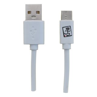 2GO USB Lade-/Datenkabel USB Type-C 3.1 1m weiß PET-Box