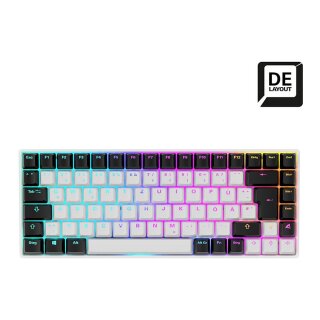 Sharkoon SKILLER SGK50 S3 (wei, DE-Layout, Gateron Red)