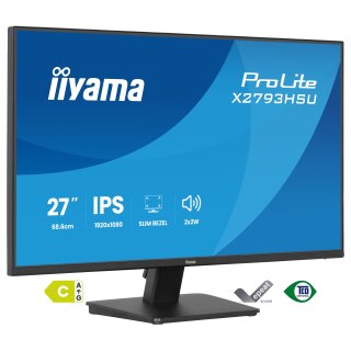 iiyama ProLite X2793HSU-B1 Monitor 68,5 cm (27") mattschwarz