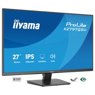 iiyama ProLite X2797QSU-B1 Monitor 68,6 cm (27") mattschwarz