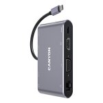 Canyon Hub DS-14 8-in-1 4K USB-C gray