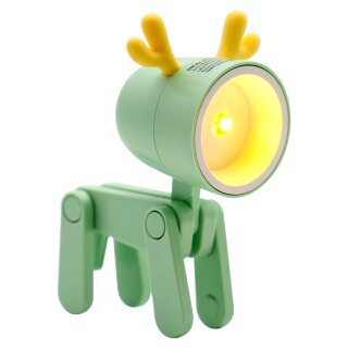 RealPower LED-Tier Taschenlampe Green Deer