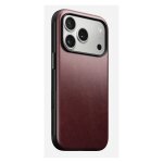 Nomad Modern Leather Case iPhone 17 Pro Burgundy Horween