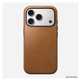 Nomad Modern Leather Case iPhone 17 Pro English Tan