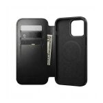 Nomad Modern Leather Folio iPhone 17 Pro Max Black Horween