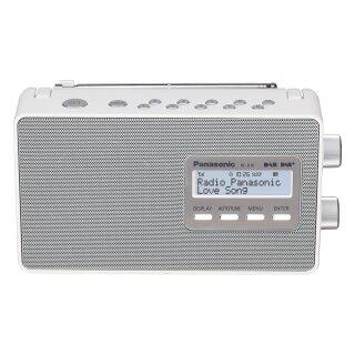 Panasonic RF-D10EG Tragbares DAB-Radio 2 Watt silver