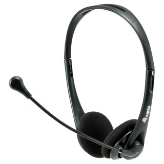 Equip Stereo-Headset Wired mit Mikro 3,5mm 1.80m schwarz